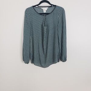 Max Studio blouse with keyhole front A12